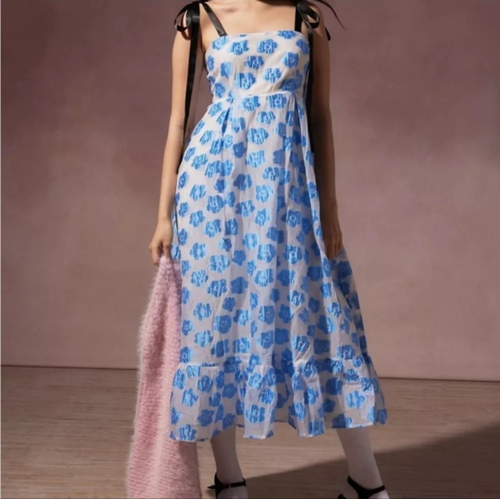 MWT Sister Jane Sweep Jacquard Floral Midi Dress - Picture 3 of 6